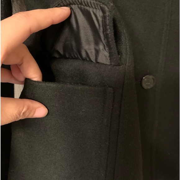 Esprit Wool Coat (black) size M - Picture 5 of 7